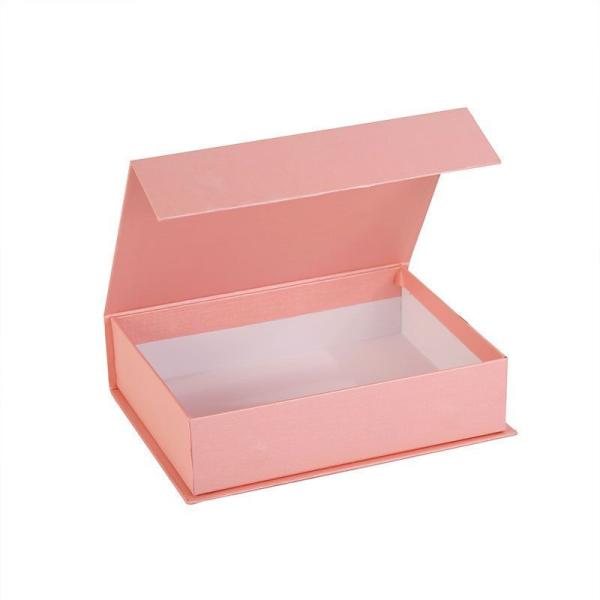 Matt Laminated Rigid Foldable Cardboard Magnetic Box For Wedding Grown Hot Stamping