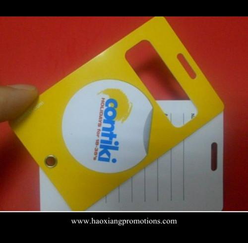 Buy Promotional gift Personalized full color print plastic ID pvc luggage tag at wholesale prices
