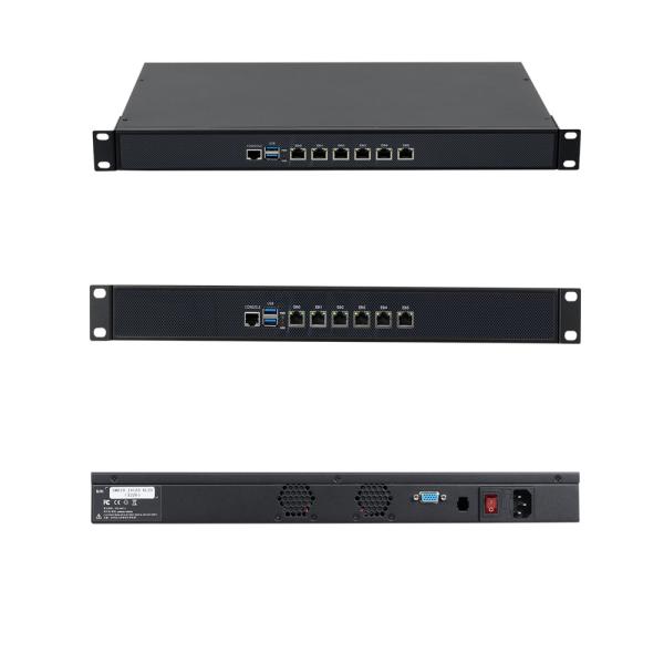 Buy Intel Celeron J4125 J1900 1U 2U 3U Server 6 LAN DDR4 8G RAM Server With Console at wholesale prices