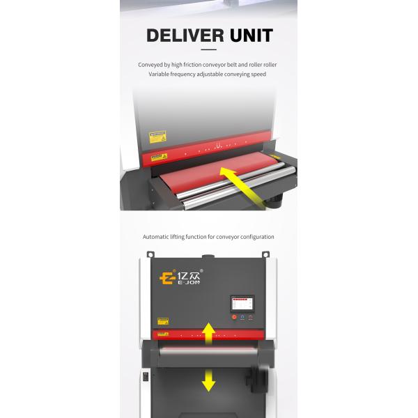 Ejon YZ1000S Workpieces Surface Deburring Polishing Machine with Chamfer Rust Removal