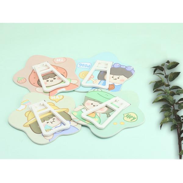 Mini Round Cosmetic Mirror for Everyday Adjustable Circle Dressing Pocket Makeup Mirror