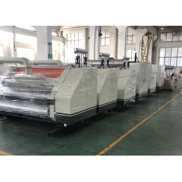 Fingerless Type Corrugated Box Production Line Simple Structure Easy Installation