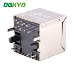 Top insertion RJ45 Ethernet Connector with internal isolation transfomer 180