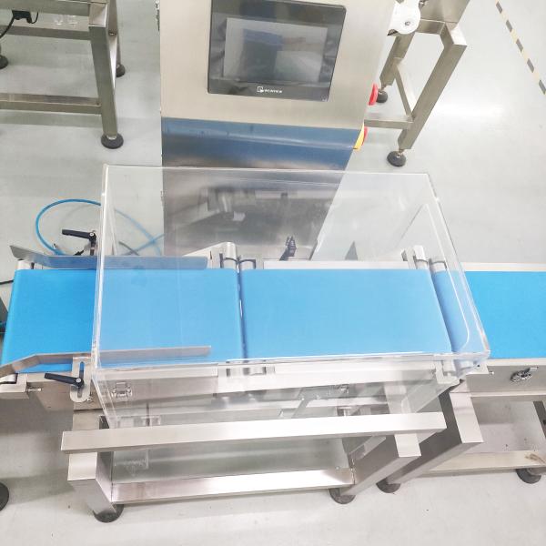 Quality Automatic Food Packaging Checkweigher Machine Touch Screen With Belt for sale
