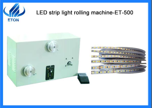 Buy Automatic Run 450mm Width Strip Light Rolling Machine Fix Reel Position at wholesale prices