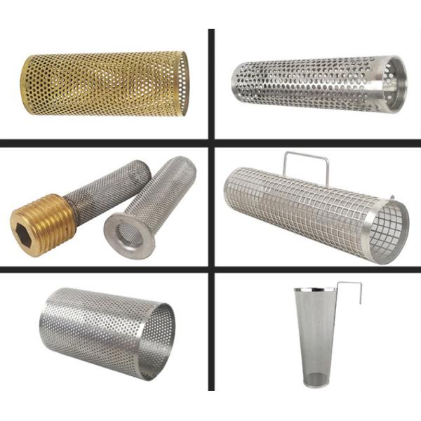 Custom Stainless Steel Perforated Filter Tube with Handle