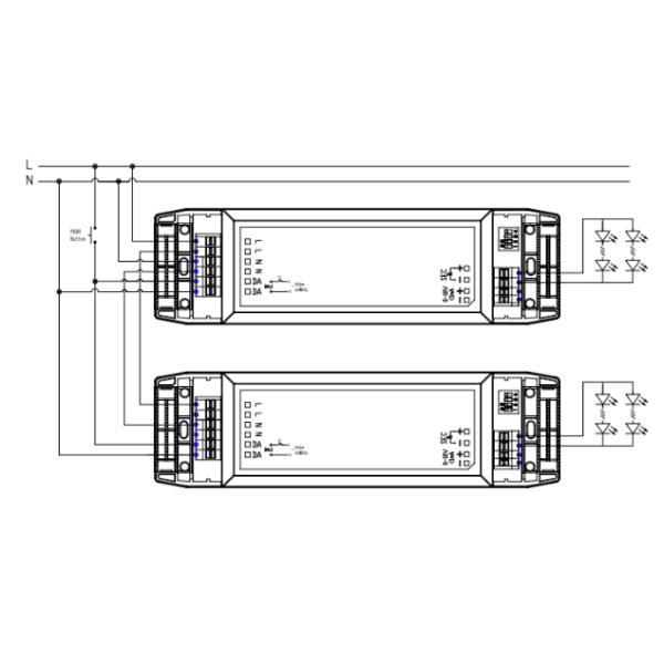40W Constant Current LED Driver With Adjustable Output Current For LED Panel Light