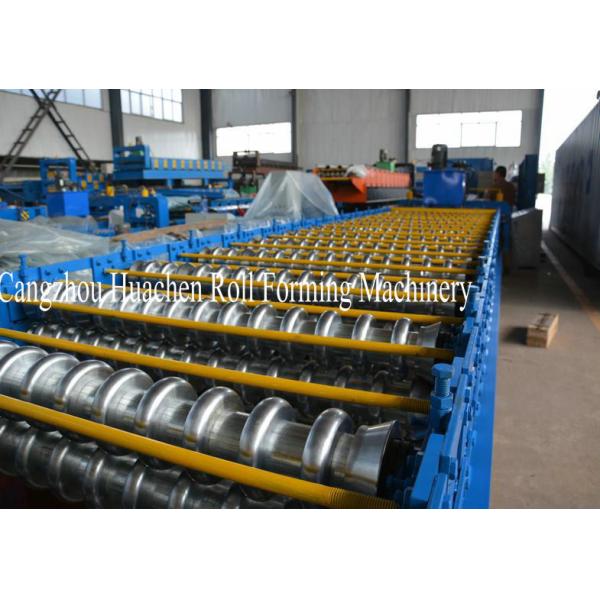 18 Rows Double Layer Roll Forming Machine For Roofing Sheet High Precise