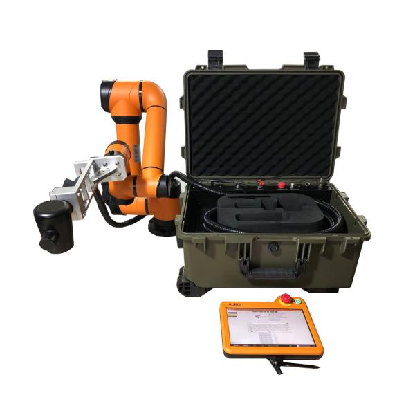 6 Axis Robot Automatic 100w Suitcase Portable Fiber Laser Cleaning Machine Rust Removal