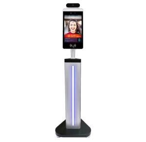 Quality 8 Inch Face Recognition And Body Temperature Testing Device For Pass Management for sale