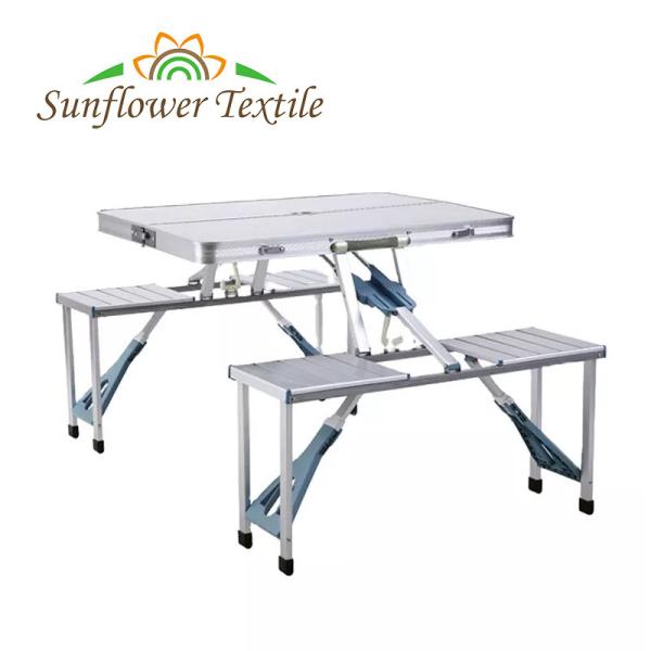 Buy 85x67x39.5CM Aluminum Alloy Folding Picnic Table And Chairs Custom Color at wholesale prices