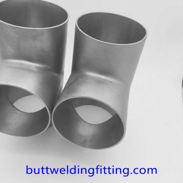 Buy Chlorination Systems Seamless Stainless Steel Pipe Tee Fittings Excellent Resistance at wholesale prices