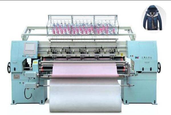 Jacket Padding 64 Inch High Speed Quilting Machine With Pattern Patch Up