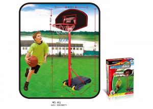 China Portable Basketball Hoop Stand Children's Play Toys Wheels Metal Rim 190 CM Height on sale