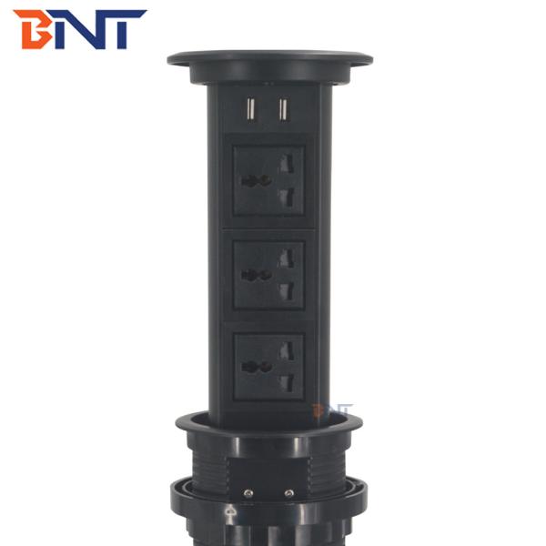 Automatic home office use motorized pop up kitchen worktop sockets