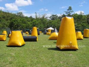 China Outdoor Sports Games inflatable Bunker Paintball Sup Air Field For Fun on sale