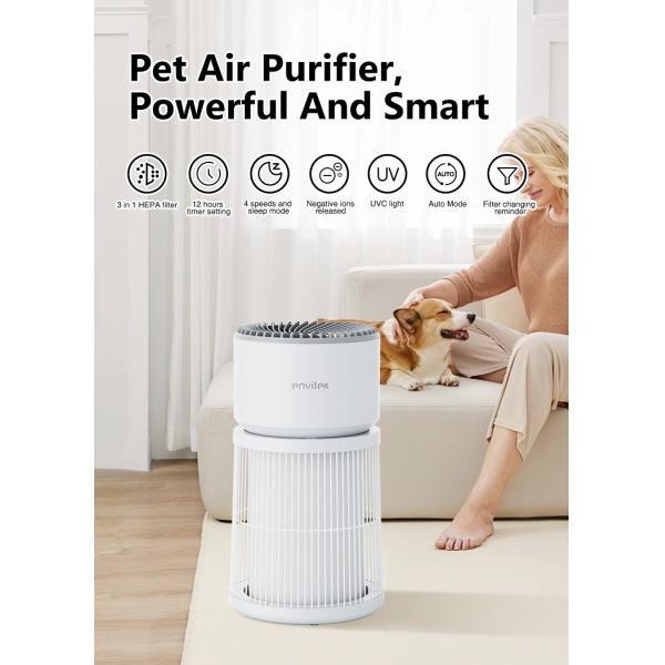 WIFi Carbon HEPA 13 Pet Air Purifier 235CFM Remote Monitor