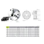 Accuracy 0.03mm AutoStrong 3 4 6 Jaw Strong Scroll Chuck Plain Back Solid Jaws