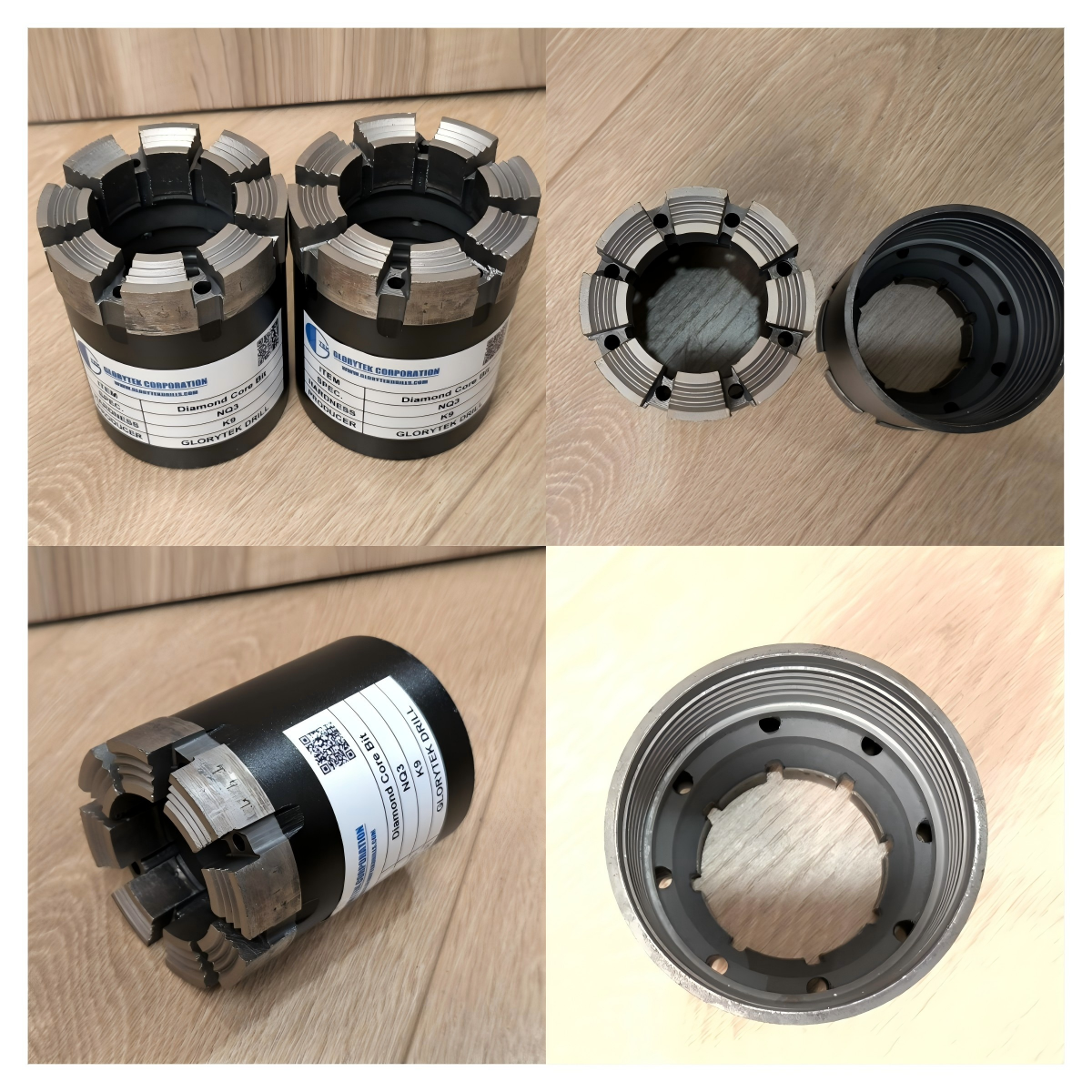 NQ3 Deep-Hole Exploration Core Bit S9 Impregnated Diamond Core Bits