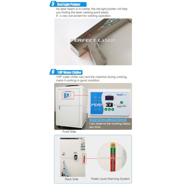 Water Cooling Fiber Transmitting Laser Welding Machine High Precision Metal Parts Welding