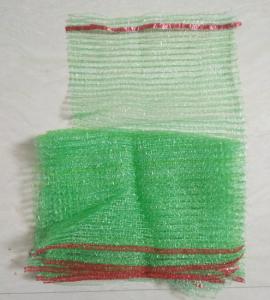 Quality Tubular Knitted Mesh Netting Bags , Polyester Drawstring Bag Long Lifespan for sale