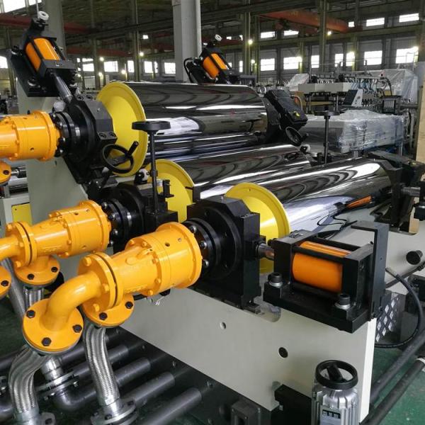 Plastic Extrusion Three Roll Calender Machine With Surface Hardness 68~72hs