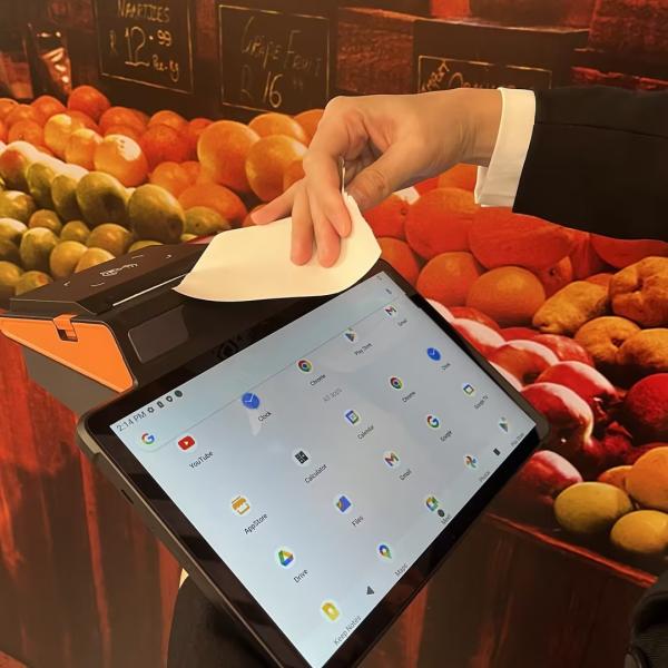 Handheld All In One POS Terminal Android 13 NFC Reader POS 11 Inch