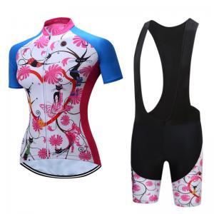 Quality Outdoor Womens Cycling Clothing Bike Cycling Accessories Cool Dry Bike Jersey Suits for sale