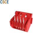 Plastic Housing PBT RJ45 8P8C Jack , Right Angle 8P8C Modular Connector For
