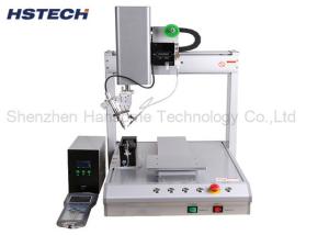 Quality Stepper Motor 4 Axis Single Desktop Soldering Machine with LCD Teaching Pendant for sale