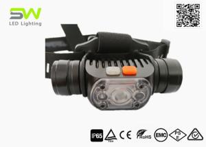 China Versatile USB Rechargeable Headlamp With Motion Sensor Aluminum Material on sale