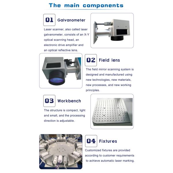 Custom UV Laser Marking Machine for Capacitor with Visual Positioning System CCD Camera