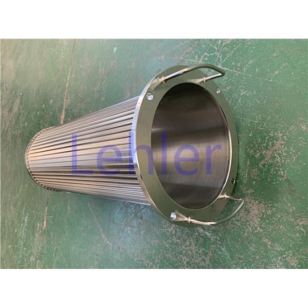 50 Micron Cylindrical Wedge Wire Screens Wire Wrapped Drum