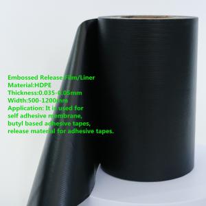 China HDPE Film Embossed Silicone Coated Release Liner on sale