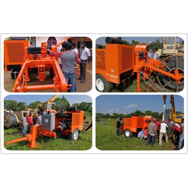12 tons Transmission Line Stringing Equipment for 630sqmm Single or Bundled Conductor with CE Certificate ISO9001:2015