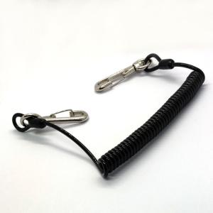 Quality Flexible Scaffolding Spring Loaded Tool Lanyard with Loop and Hook for sale