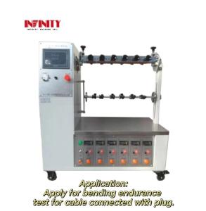 Quality Bending Speed 10~60c.p.m Adjustable Plug Bending Durability Testing Machine for sale