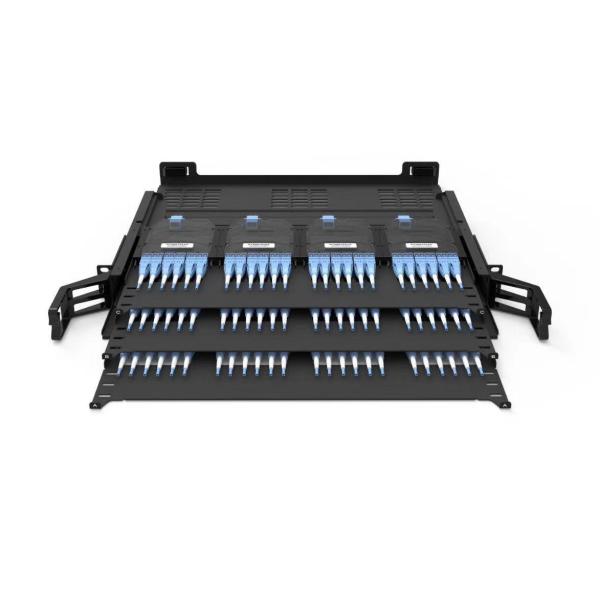 6-48 Port Sliding ODF Fiber Optic Patch Panel For Data Center