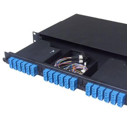 Buy 19'' Rack Mount Patch Panel 1U Fiber Cassette Module at wholesale prices