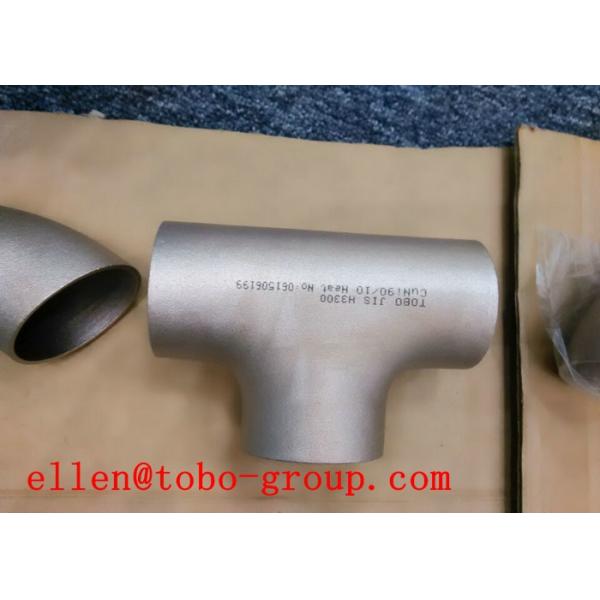TOBO STEEL Group REDUCING TEE ASME B16.9 BEVELED END SCH 10S SS SUPER DUPLEX ASTM A815