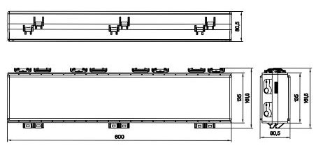 PON FTTH Splitter Fiber Optic Enclosure 48 Cores 3 Layers 4 In 4 Out
