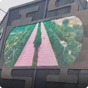 Building Lighting LED Grid Screen RGB Waterproof Ip67 Transparent