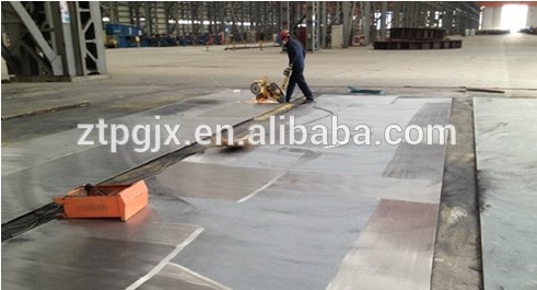 Hand Push Stainless Steel Polishing Machine For Welding Part / Flat Surface
