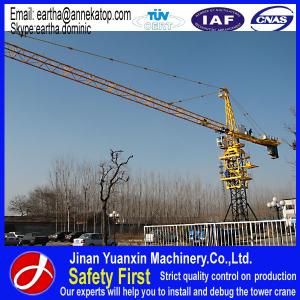 China Good install service QTZ80-6010 8t building tower crane on sale