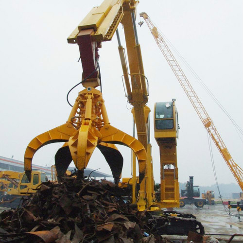 360 Degree Rotation Compact Excavator Attachments Professional Design Jaw Curve