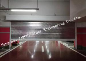 Quality Automatic Galvanized Industrial Garage Doors Heavy Duty Steel Roller Shutter Door For Underground for sale