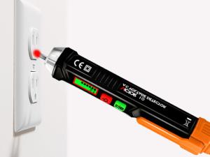 China Non-contact AC Voltage Detector meter LCD Display NCV Sensitivity Alarm Electric Circuit Breaker Finder Pencil Tester on sale