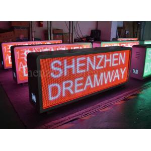 Buy cheap Two Sides LED Taxi Top Advertising Signs , P5 Outdoor Taxi Roof Led Display 600W from wholesalers