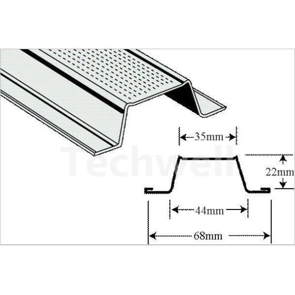 Wall Plate Structure Cold Roll Forming Machine With 0-15m/Min Forming Speed For Making Top Hat Channel