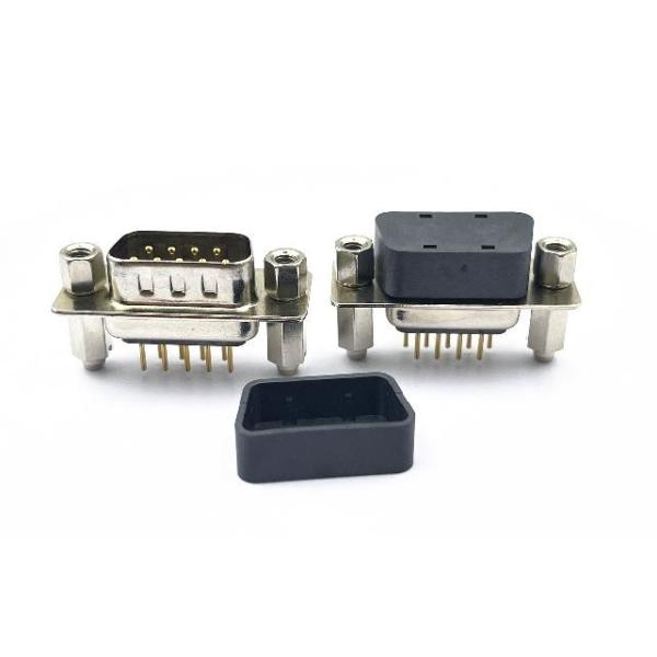 1.0AMP Male Female Right Angle D-SUB Connectors DB9 9pin PCB Mount